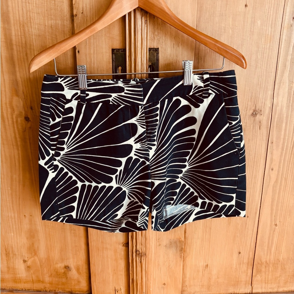 J. Crew Navy and White Graphic Women's Shorts